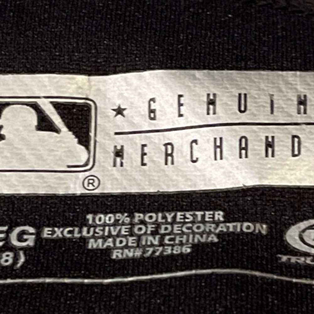 True Fan MLB Cincinnati Reds Button Down Jersey Xl Genuine Merchandise EUC! - Picture 4 of 5